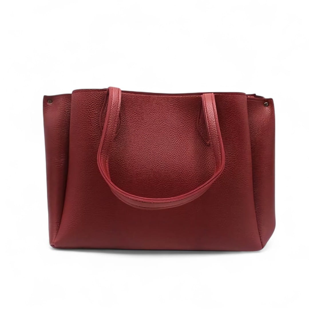 Matt Maroon Tote